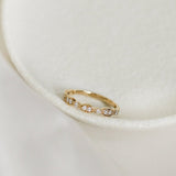 Yellow gold diamond wedding ring