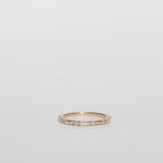 round and baguette cut diamond wedding ring