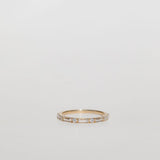 round and baguette cut diamond wedding ring
