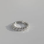platinum statement diamond wedding ring